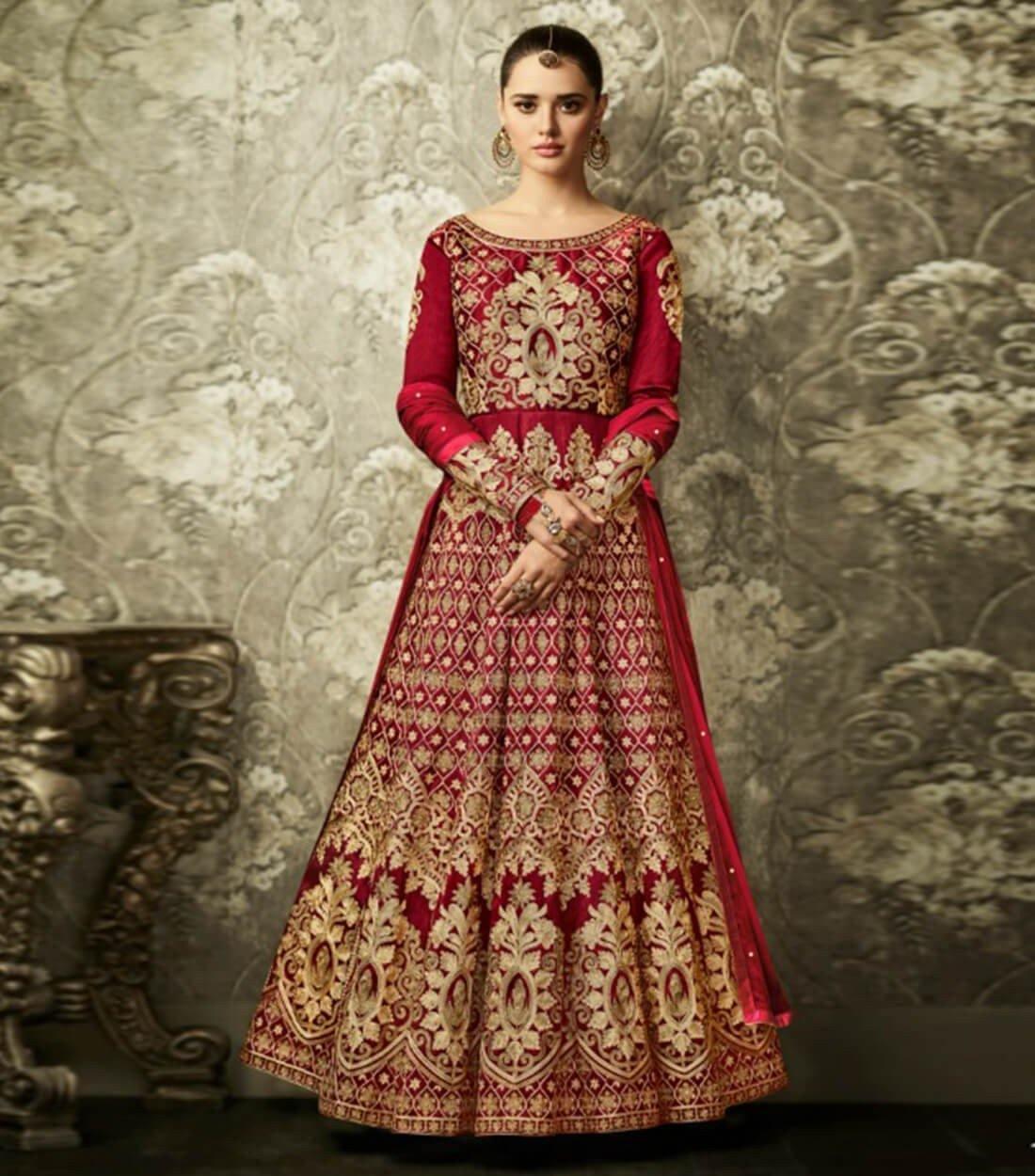 Women Boutique Collection Handwok Viscose Semi Stitched Suit with Bomttom and Dupatta