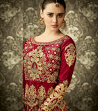 Bangalori Silk Semi Stitch Suit - Designer mart