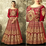 Bangalori Silk Semi Stitch Suit - Designer mart