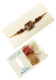 Designer mart rakhi set : 1 ek onkar Rakhi + 1 Tilak - Designer mart