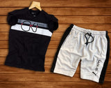 Men's Cotton Single Jersey T-Shirt and Short Combo - Designer mart
