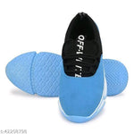 Men's Mesh Stylish Blue Sports Shoes - Designer mart