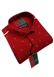 Men's Regular Fit Cotton Printed Casual Shirts - Designer Mart - Designer mart