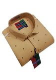 Men's Regular Fit Cotton Printed Casual Shirts - Designer Mart - Designer mart