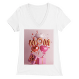 Premium Womens V-Neck T-shirt - Designer mart