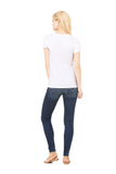 Premium Womens V-Neck T-shirt - Designer mart