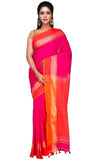 Ravishng Colorful Organic Khadi Saree - Designer mart