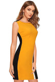 Women's Knee Length Bodycon Dress - Designer mart