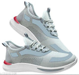 Ultra Light Weight Grey Sports Sneaker For Men