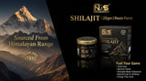 NAS Pure Himalayan Shilajit Resin 60%+ Fulvic Acid | Energy, Stamina & Performance Booster | 85+ Trace Minerals | 20g