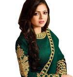 Bangalori Silk Semi Stitch Suit - Designer mart