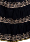 Black Ethnic Print Maxi Skirt - Designer mart