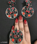 Chic Earrings with Ring - Designer mart