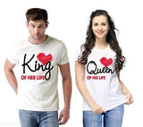 Comfy Retro Couple Tshirts - Designer mart