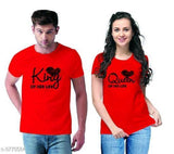 Comfy Retro Couple Tshirts - Designer mart