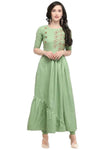 Designer Mart Cotton Maxi Gown Dress - Designer mart