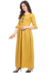 Designer Mart Cotton Maxi Gown Dress - Designer mart