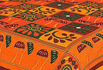 Designer Mart Kantha Work Embroidered Double Bed sheet with two pillow covers - Designer mart