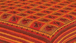 Designer Mart Kantha Work Embroidered Double Bed sheet with two pillow covers - Designer mart