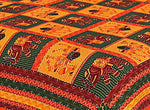Designer Mart Kantha Work Embroidered Double Bed sheet with two pillow covers - Designer mart