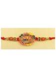 Designer mart rakhi set : 1 Bhai Rakhi + 1 Tilak - Designer mart