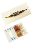 Designer mart rakhi set : 1 Eco friendly Rakhi + 1 Tilak - Designer mart