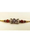 Designer mart rakhi set : 1 Eco friendly Rakhi + 1 Tilak - Designer mart