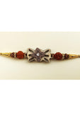 Designer mart rakhi set : 1 Eco friendly Rakhi + 1 Tilak - Designer mart