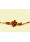 Designer mart rakhi set : 1 Ganesh ji Rakhi + 1 Tilak - Designer mart