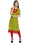 Designer Mart Women Rayon Straight Kurti - Designer mart