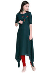 Designer Mart Women Rayon Straight Kurti - Designer mart