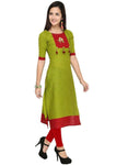 Designer Mart Women Rayon Straight Kurti - Designer mart