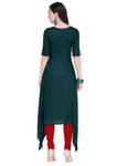 Designer Mart Women Rayon Straight Kurti - Designer mart