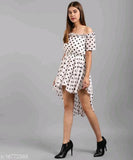 Designer Mart Women's Polkadot Mini Dress - Designer mart