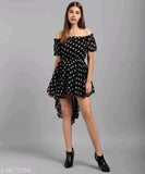 Designer Mart Women's Polkadot Mini Dress - Designer mart