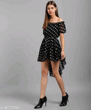 Designer Mart Women's Polkadot Mini Dress - Designer mart