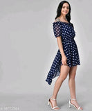 Designer Mart Women's Polkadot Mini Dress - Designer mart