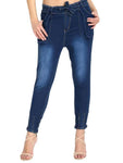 Designer Mart Women's Skinny Fit Navy Blue Jeans - Designer mart