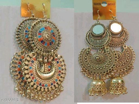 Diva Colorful Earrings - Designer mart