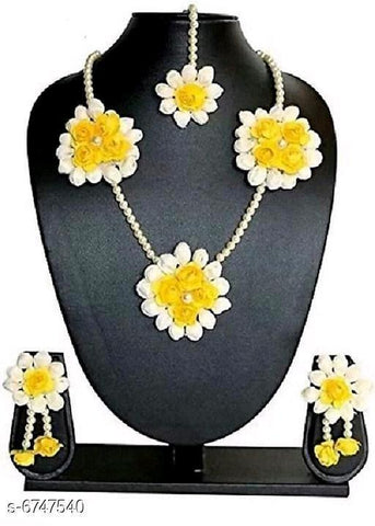 Elegant Flower Jewellery Sets - Designer mart