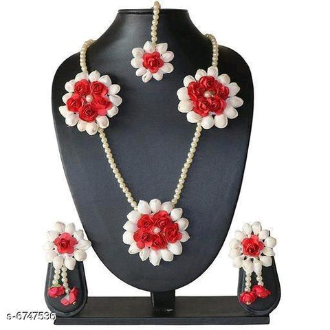 Elegant Flower Jewellery Sets - Designer mart