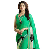 Floral Printed Georgette Saree - Designer mart