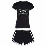 Girl's Cotton Short And T-Shirt Comfortable Night Suit - Designer mart