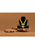 Hand crafted designer yellow necklace set - Designer mart
