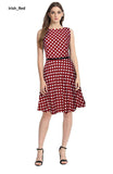 Irish Maroon Designer Dress American Crepe - Designer mart