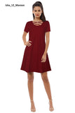 Isha 11 Maroon Designer Dress Knitting (Hosiery) - Designer mart