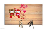Love Messenger Owl Wooden Key Holder (23.4cm X 12.8cm X 3cm) - Designer mart