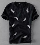 Men's Cotton Printed Round Neck T-Shirt - Designer mart