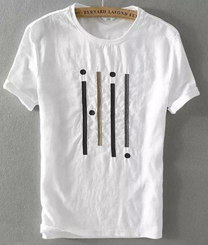 Men's Cotton Printed Round Neck T Shirt - Designer mart