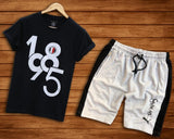 Men's Cotton Single Jersey T-Shirt and Short Combo - Designer mart